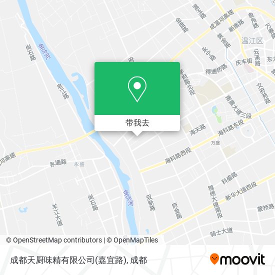 成都天厨味精有限公司(嘉宜路)地图