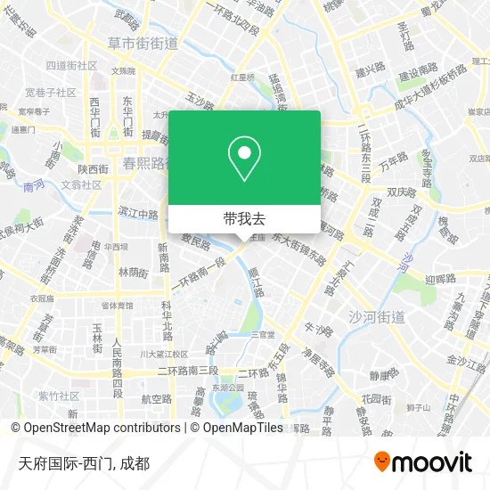 天府国际-西门地图