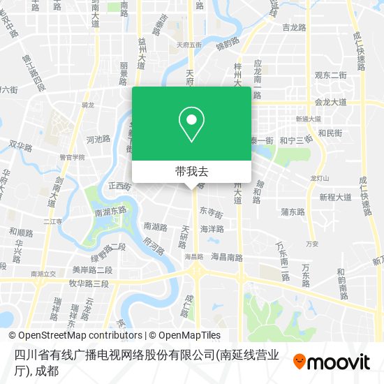 四川省有线广播电视网络股份有限公司(南延线营业厅)地图