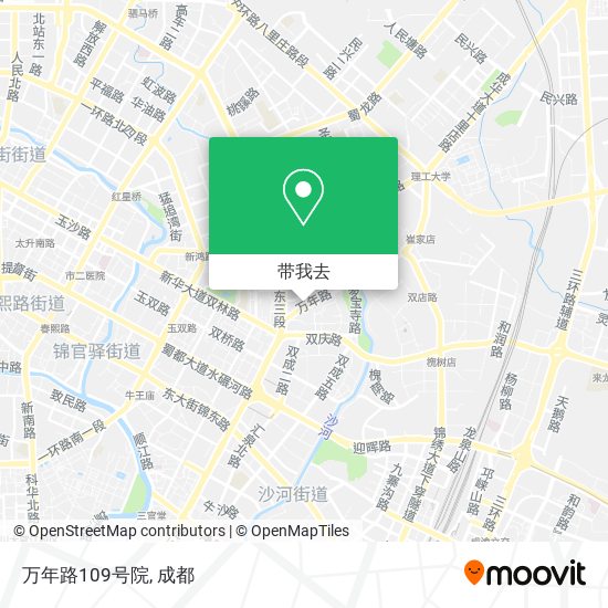 万年路109号院地图
