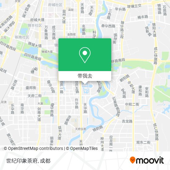 世纪印象茶府地图
