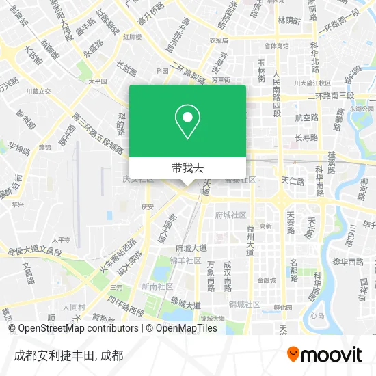 成都安利捷丰田地图