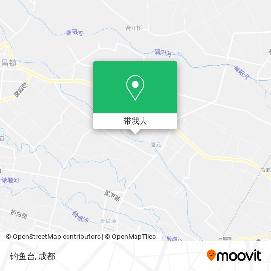 钓鱼台地图