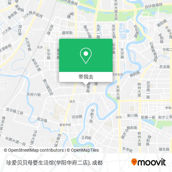 珍爱贝贝母婴生活馆(华阳华府二店)地图