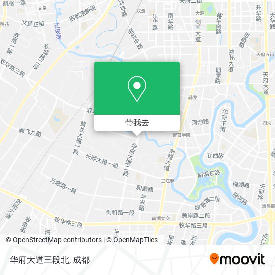 华府大道三段北地图