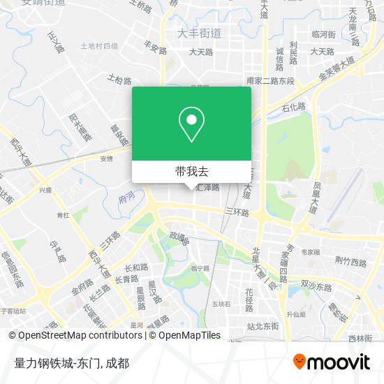 量力钢铁城-东门地图