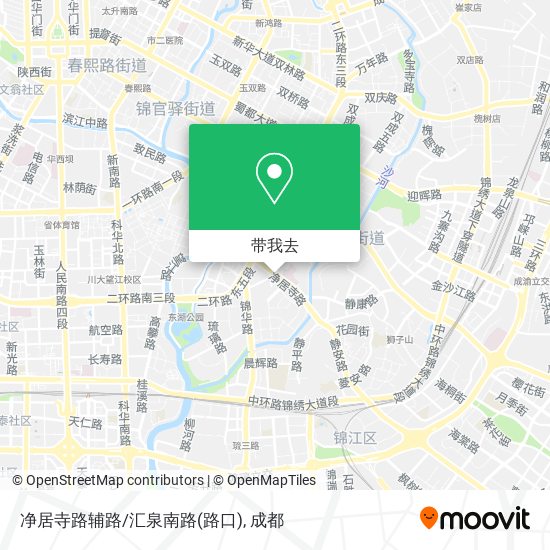 净居寺路辅路/汇泉南路(路口)地图