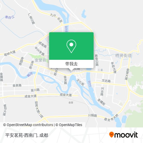 平安茗苑-西南门地图