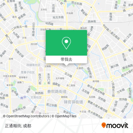 正通顺街地图