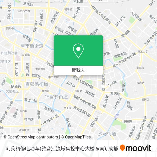 刘氏精修电动车(雅砻江流域集控中心大楼东南)地图