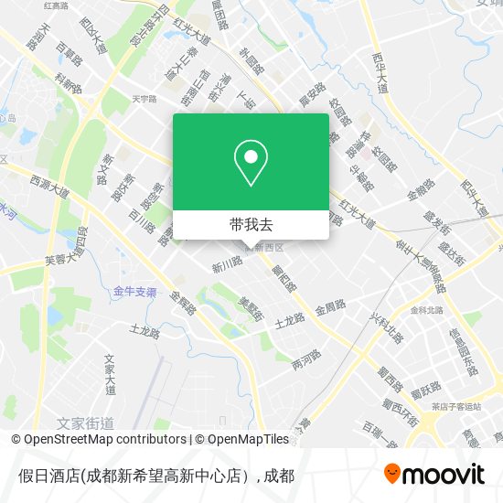 假日酒店地图