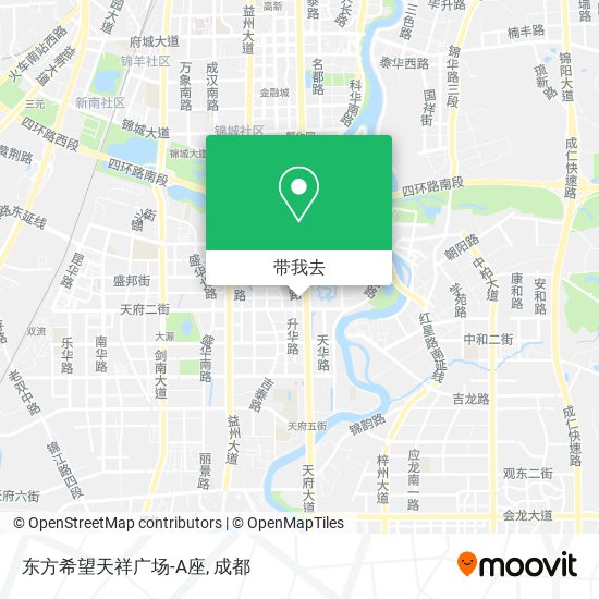 东方希望天祥广场-A座地图