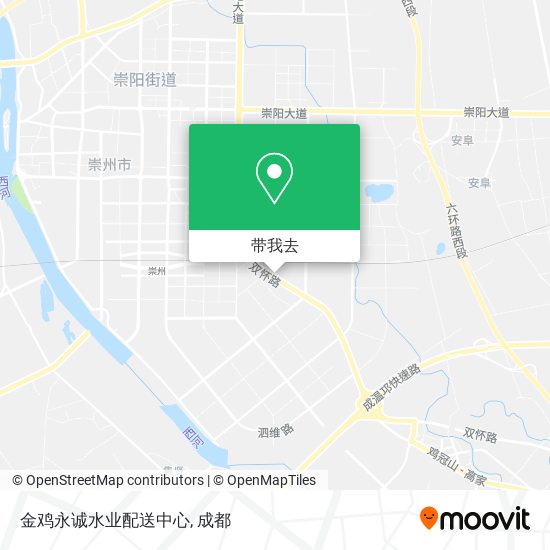 金鸡永诚水业配送中心地图
