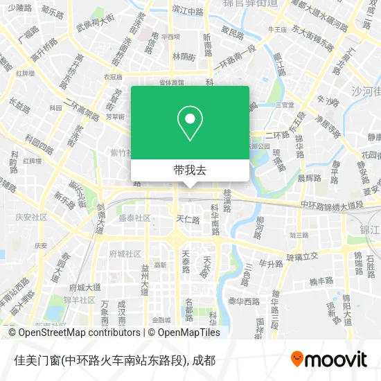 佳美门窗(中环路火车南站东路段)地图