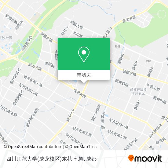 四川师范大学(成龙校区)东苑-七幢地图