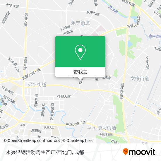 永兴轻钢活动房生产厂-西北门地图