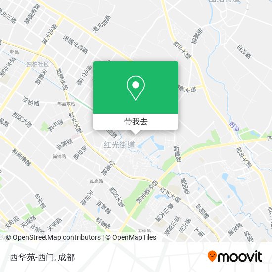 西华苑-西门地图