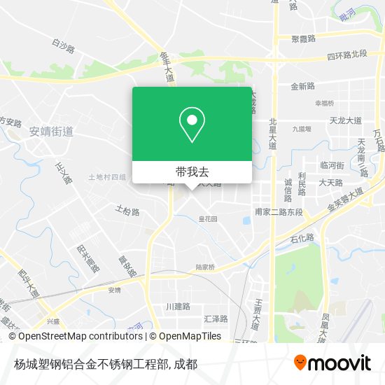 杨城塑钢铝合金不锈钢工程部地图