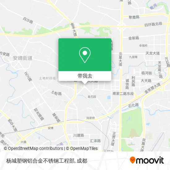 杨城塑钢铝合金不锈钢工程部地图