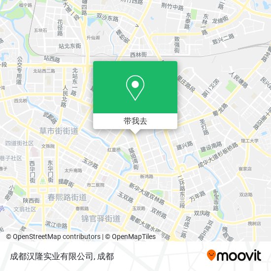 成都汉隆实业有限公司地图