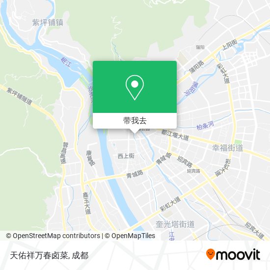 天佑祥万春卤菜地图