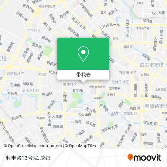 牧电路13号院地图