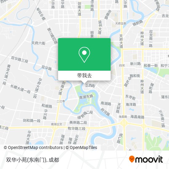 双华小苑(东南门)地图