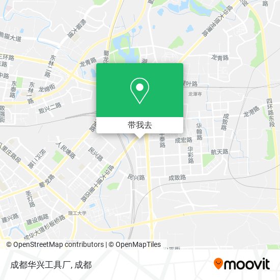 成都华兴工具厂地图