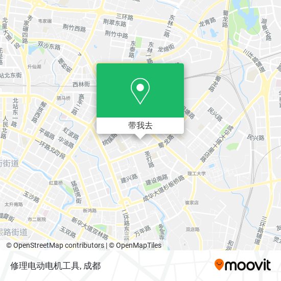 修理电动电机工具地图
