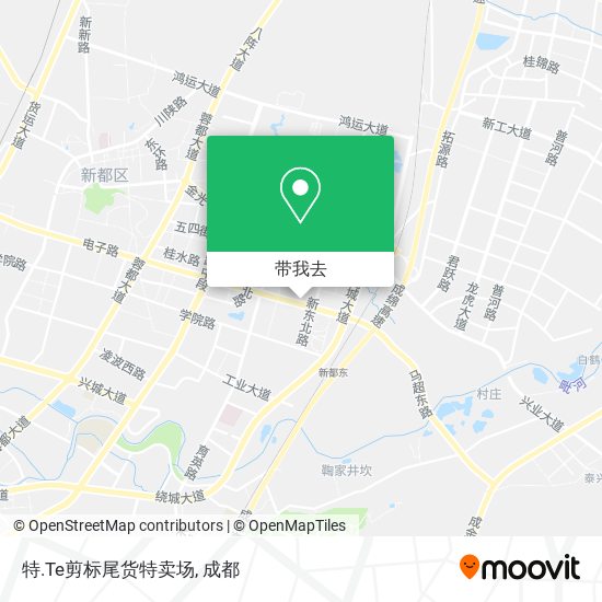 特.Te剪标尾货特卖场地图