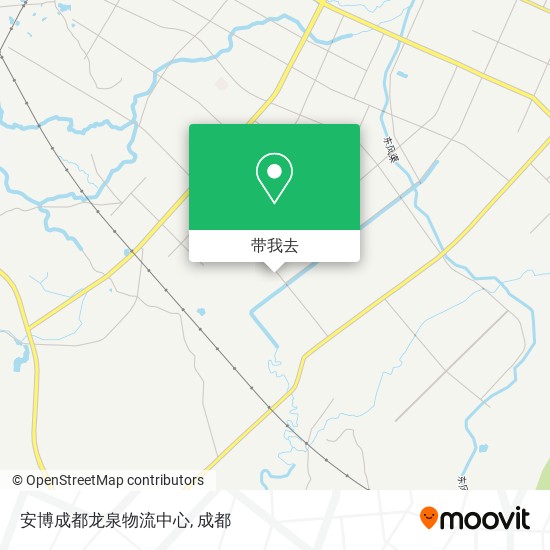 安博成都龙泉物流中心地图
