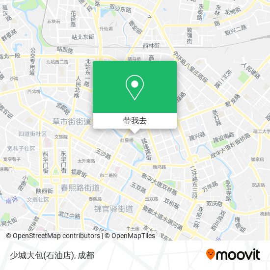 少城大包(石油店)地图