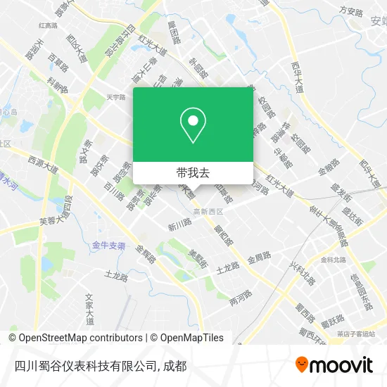 四川蜀谷仪表科技有限公司地图
