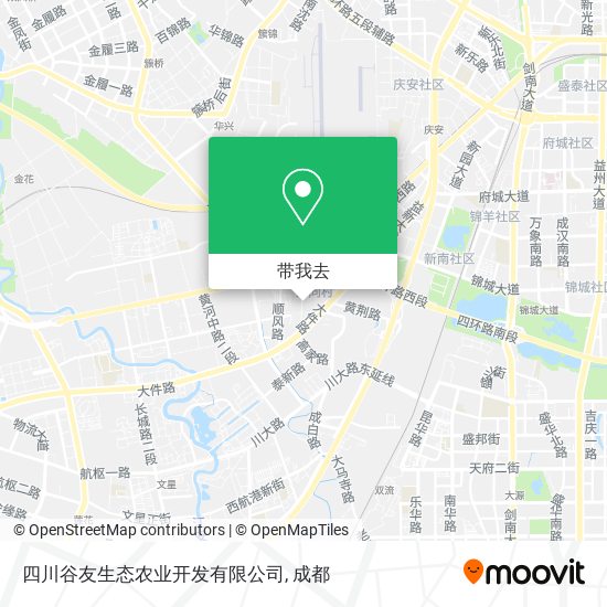 四川谷友生态农业开发有限公司地图