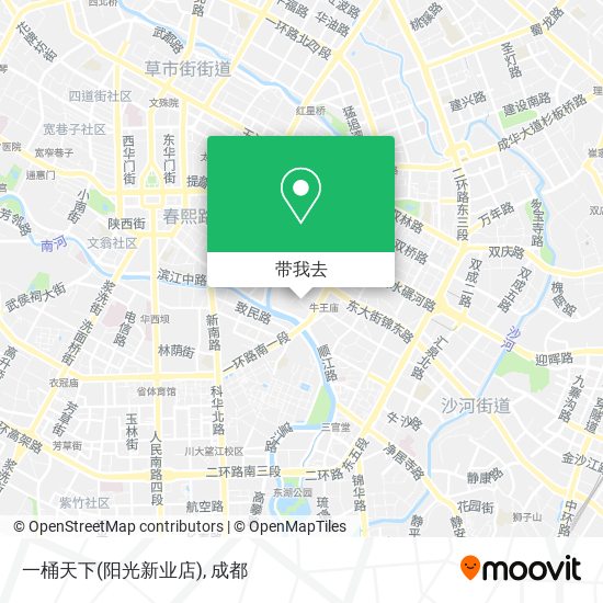 一桶天下(阳光新业店)地图