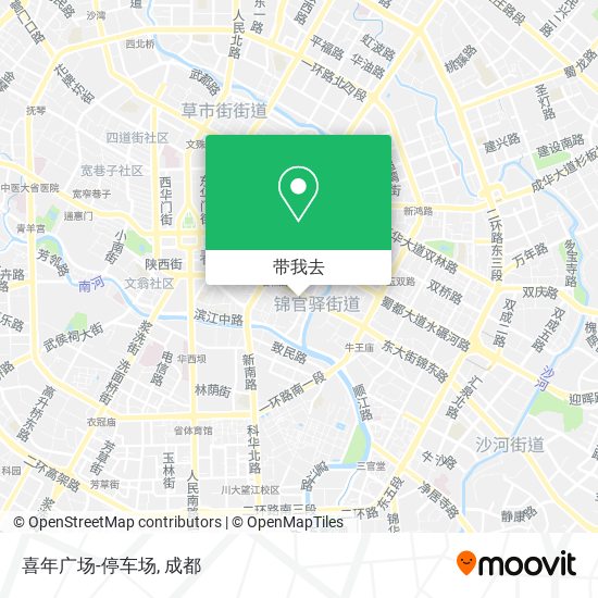 喜年广场-停车场地图