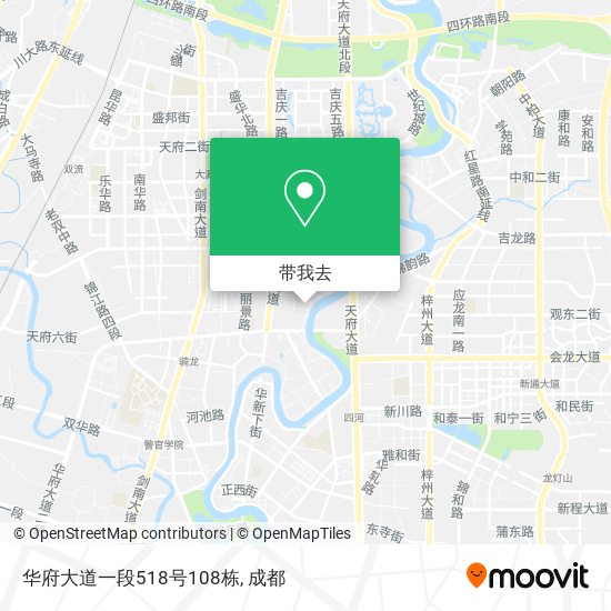 华府大道一段518号108栋地图