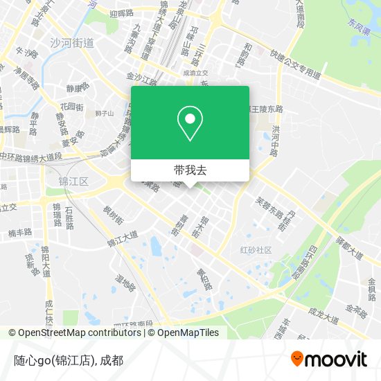 随心go(锦江店)地图