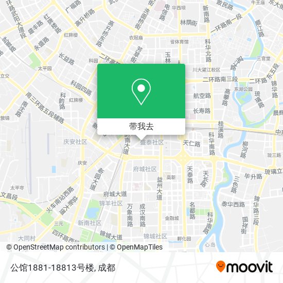 公馆1881-18813号楼地图