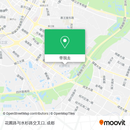 花圃路与水杉路交叉口地图