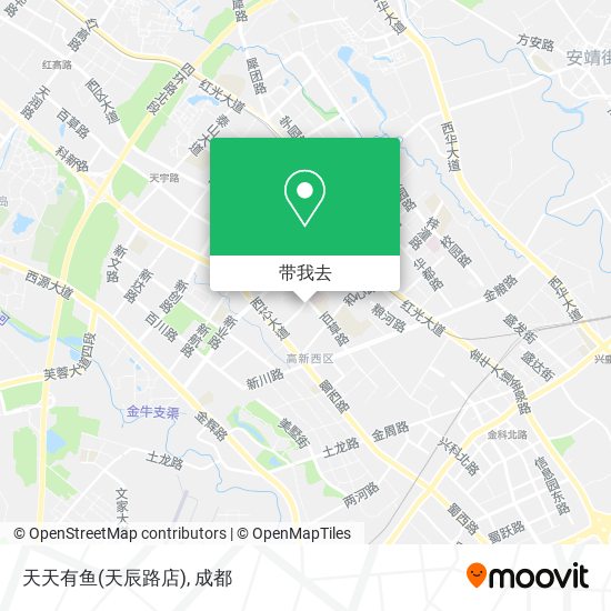 天天有鱼(天辰路店)地图
