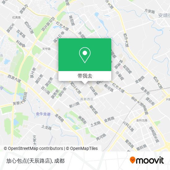放心包点(天辰路店)地图