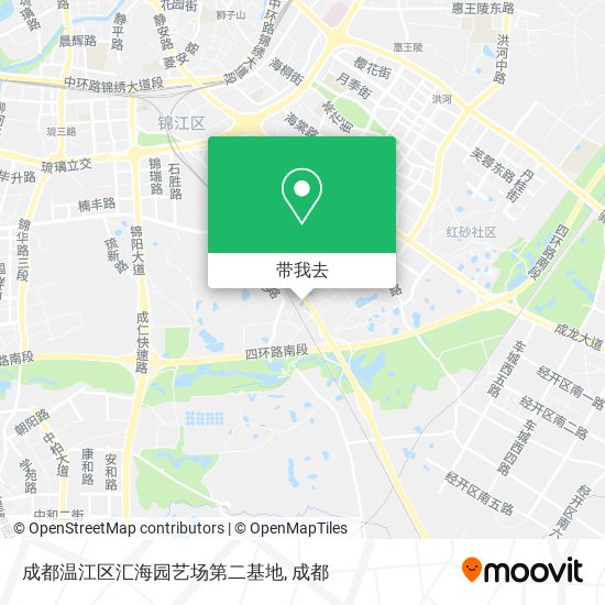 成都温江区汇海园艺场第二基地地图