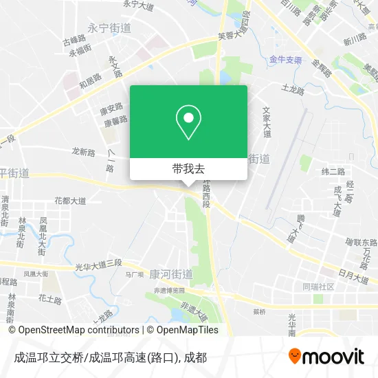 成温邛立交桥/成温邛高速(路口)地图