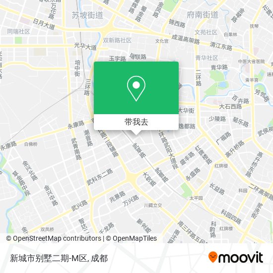 新城市别墅二期-M区地图