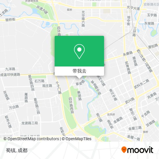 蜀镇地图