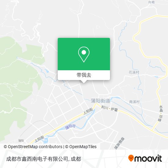 成都市鑫西南电子有限公司地图