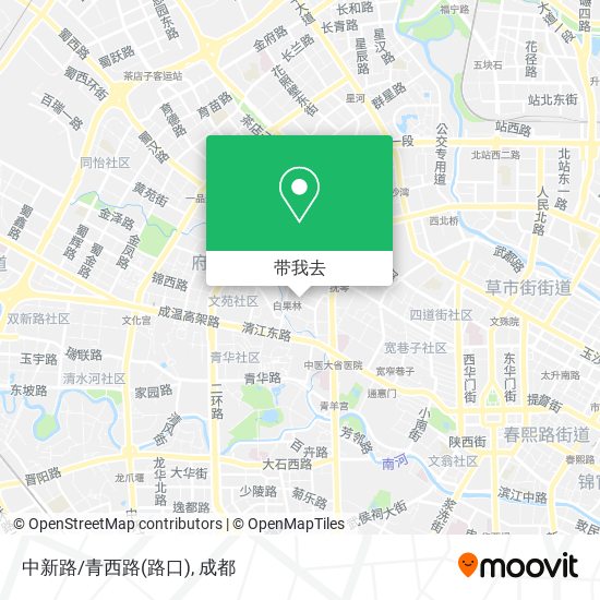 中新路/青西路(路口)地图