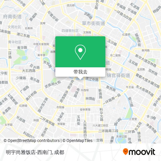 明宇尚雅饭店-西南门地图