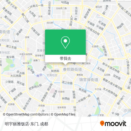 明宇丽雅饭店-东门地图
